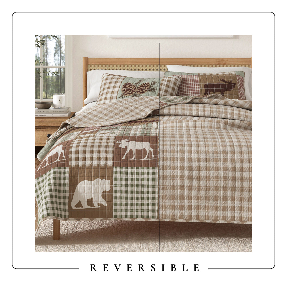 Rustic Landscape Quilt Set - Matthew Collection, photo 5 of 24