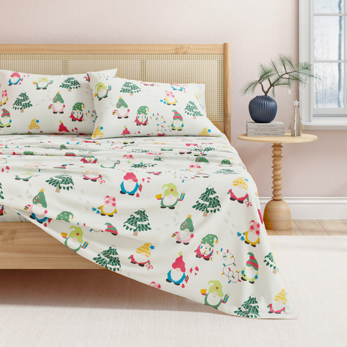 Turkish Cotton Christmas Flannel Sheet Set - Whittaker, photo 47 of 69