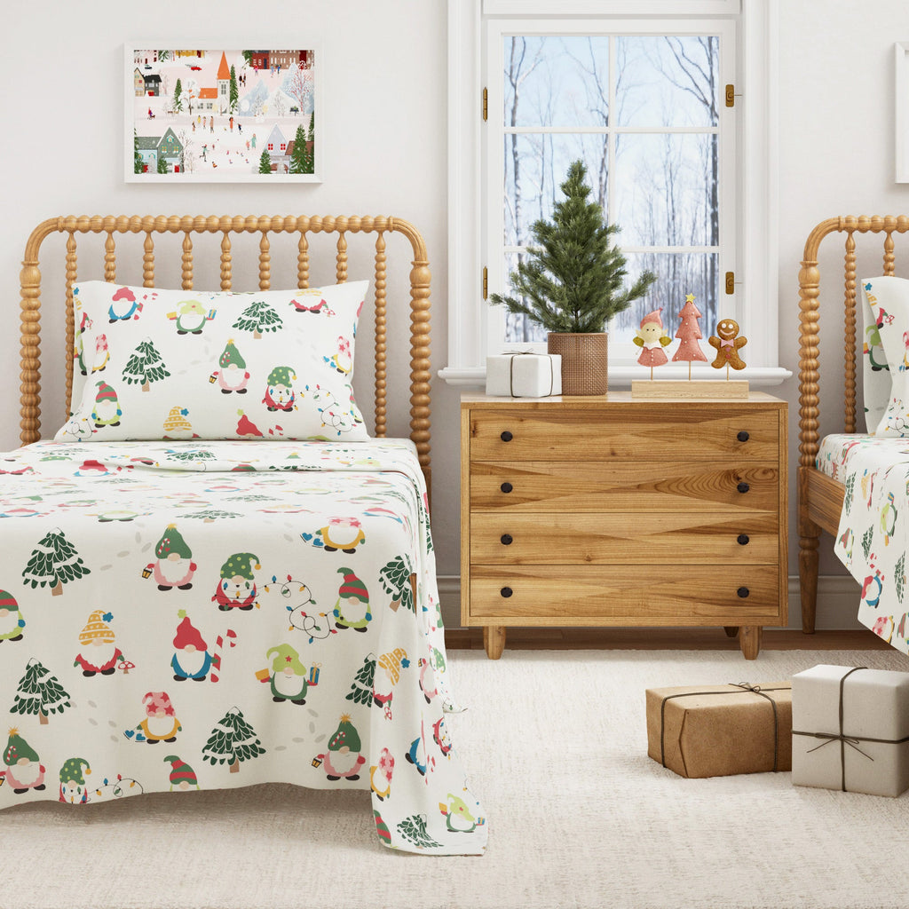 Turkish Cotton Christmas Flannel Sheet Set - Whittaker, photo 51 of 69