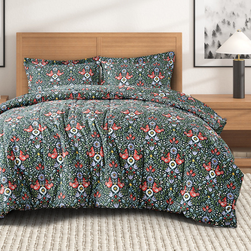 Reversible Christmas Comforter and Sham Set - Holiday Lodge, photo 73 of 120