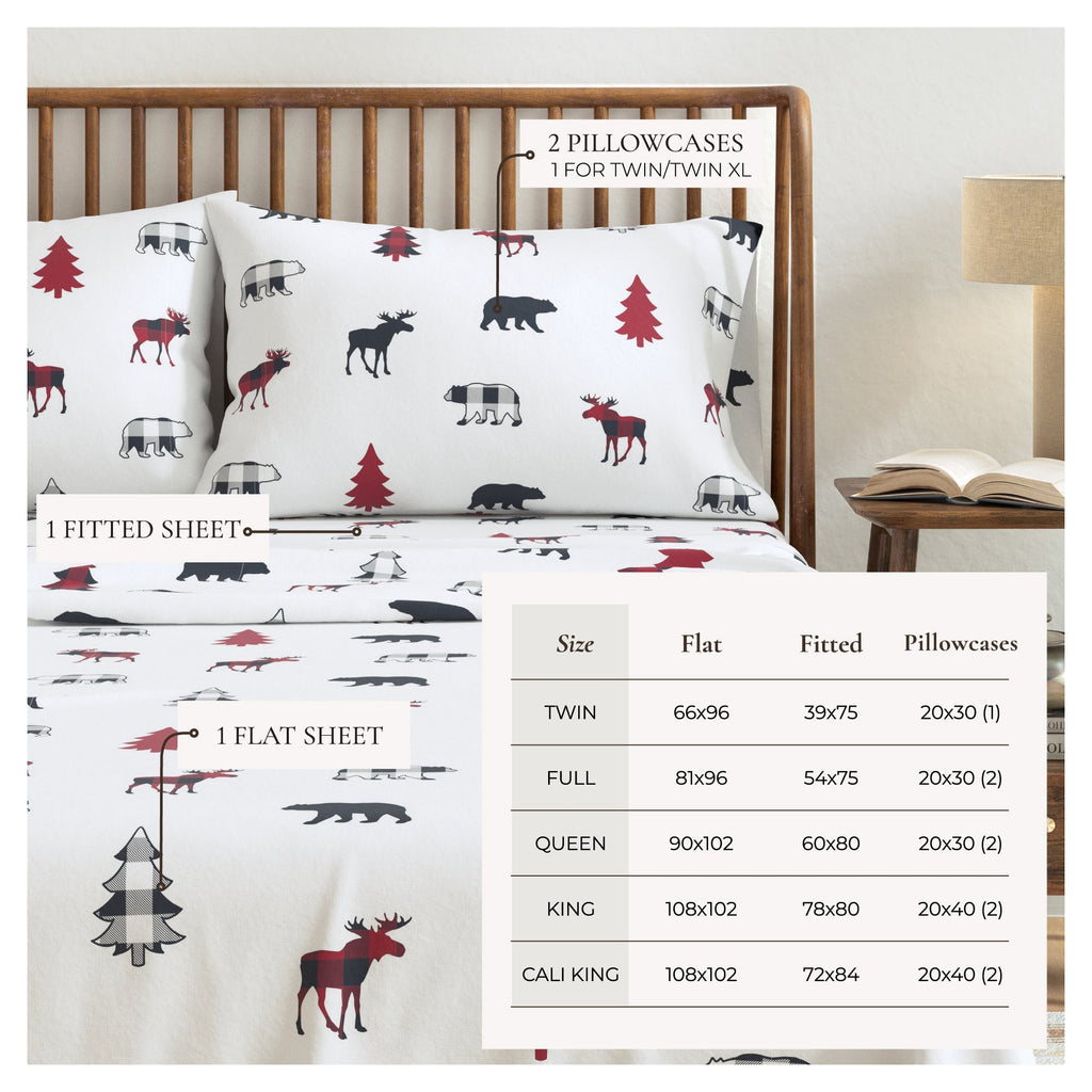 100% Turkish Cotton Flannel Sheet Sets - Boulder Collection, photo 9 of 40
