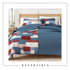 Americana Patchwork Quilt Set - Lowel Collection, photo 5 of 6