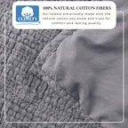 100% Cotton Honeycomb Waffle Garment Washed Quilt Set, photo 40 of 42