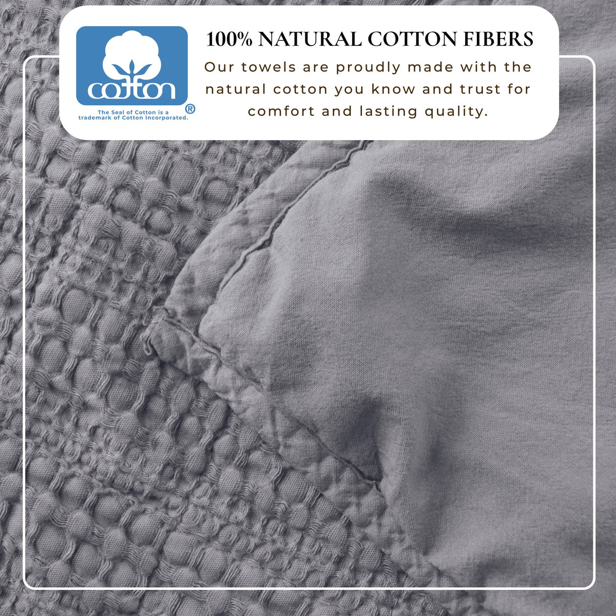 100% Cotton Honeycomb Waffle Garment Washed Quilt Set, photo 40 of 42