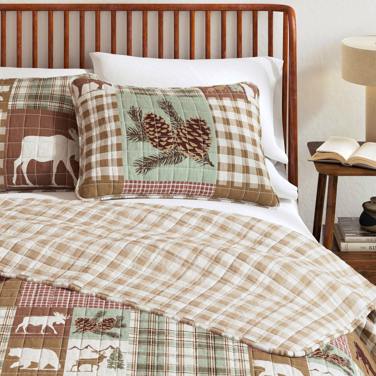 Rustic Landscape Quilt Set - Matthew Collection, photo 6 of 24