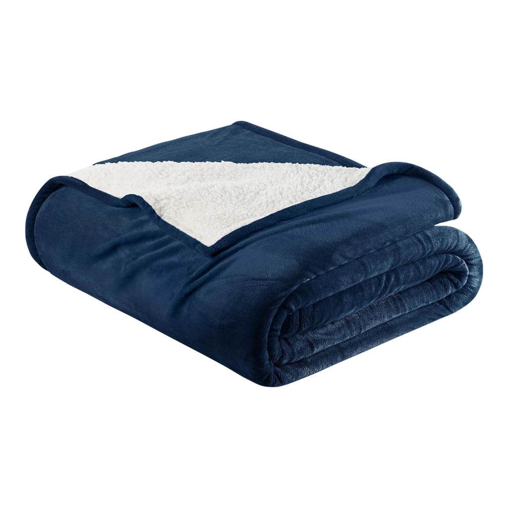 Velvet Plush Sherpa Bed Blanket - Sherpa Fleece, photo 26 of 69