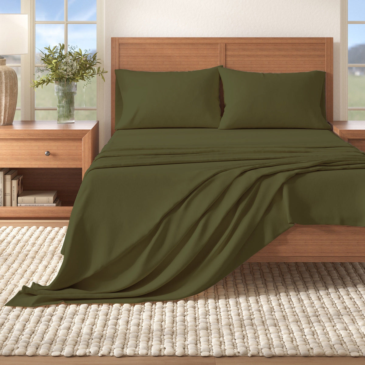 Cotton Solid Flannel Sheet - Nordic, photo 49 of 60