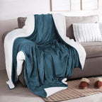 Velvet Plush Sherpa Bed Blanket - Sherpa Fleece, photo 51 of 69