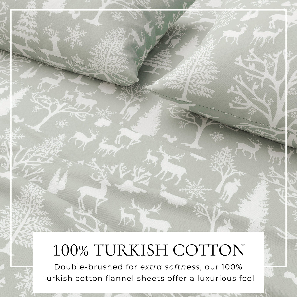 Turkish Cotton Flannel Sheet - Lakeview, photo 2 of 68