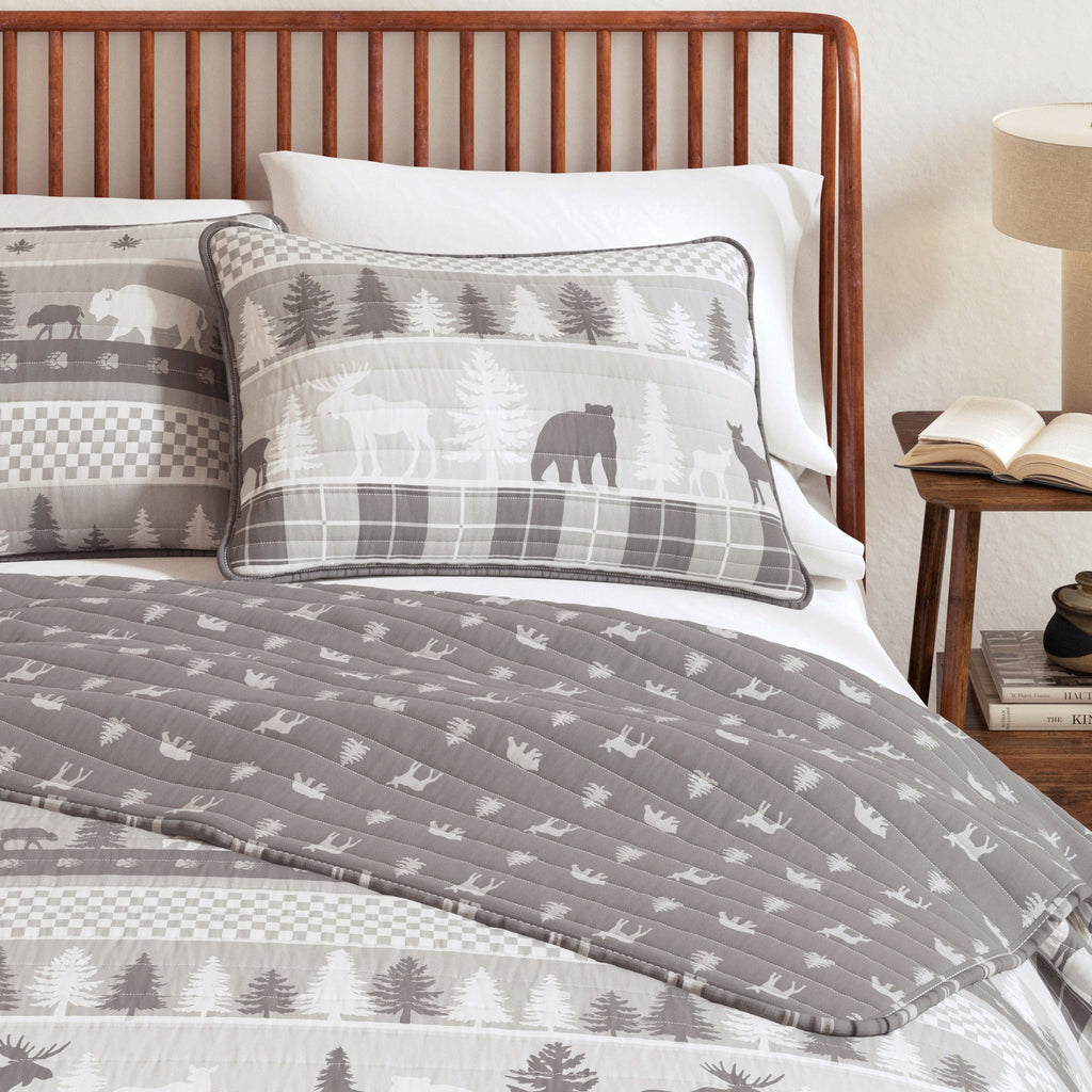 Rustic Landscape Quilt Set - Matthew Collection, photo 18 of 24