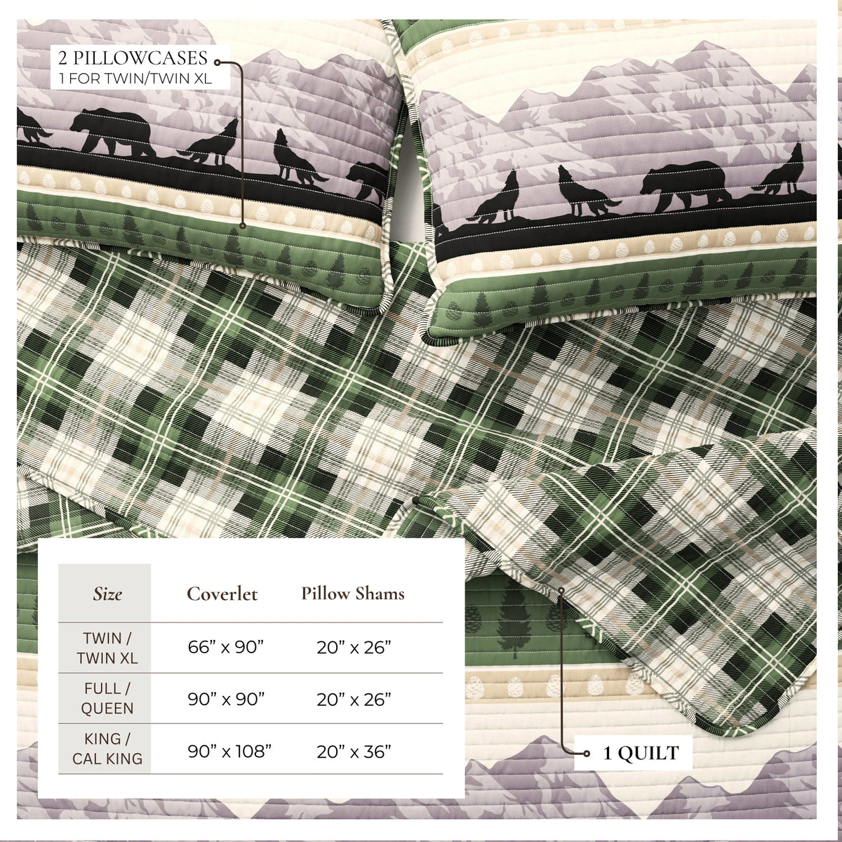 Lodge Quilt - Salt Creek Collection, photo 3 of 6