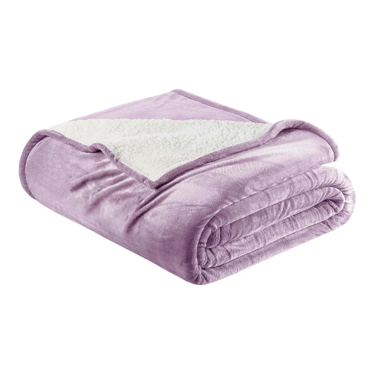 Velvet Plush Sherpa Bed Blanket - Sherpa Fleece, photo 55 of 69