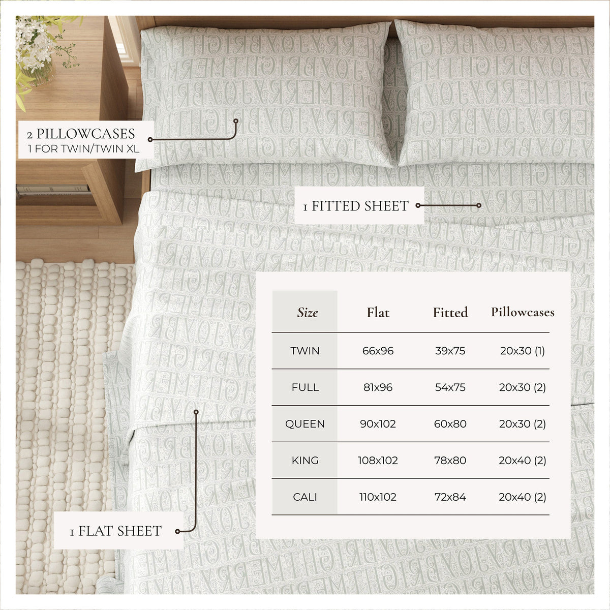 Turkish Cotton Flannel Sheet - Belle, photo 76 of 101