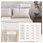 Turkish Cotton Flannel Sheet Set - Elevated Holiday, photo 15 of 48