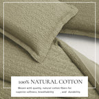 100% Cotton Honeycomb Waffle Duvet Set - Mattea, photo 32 of 42