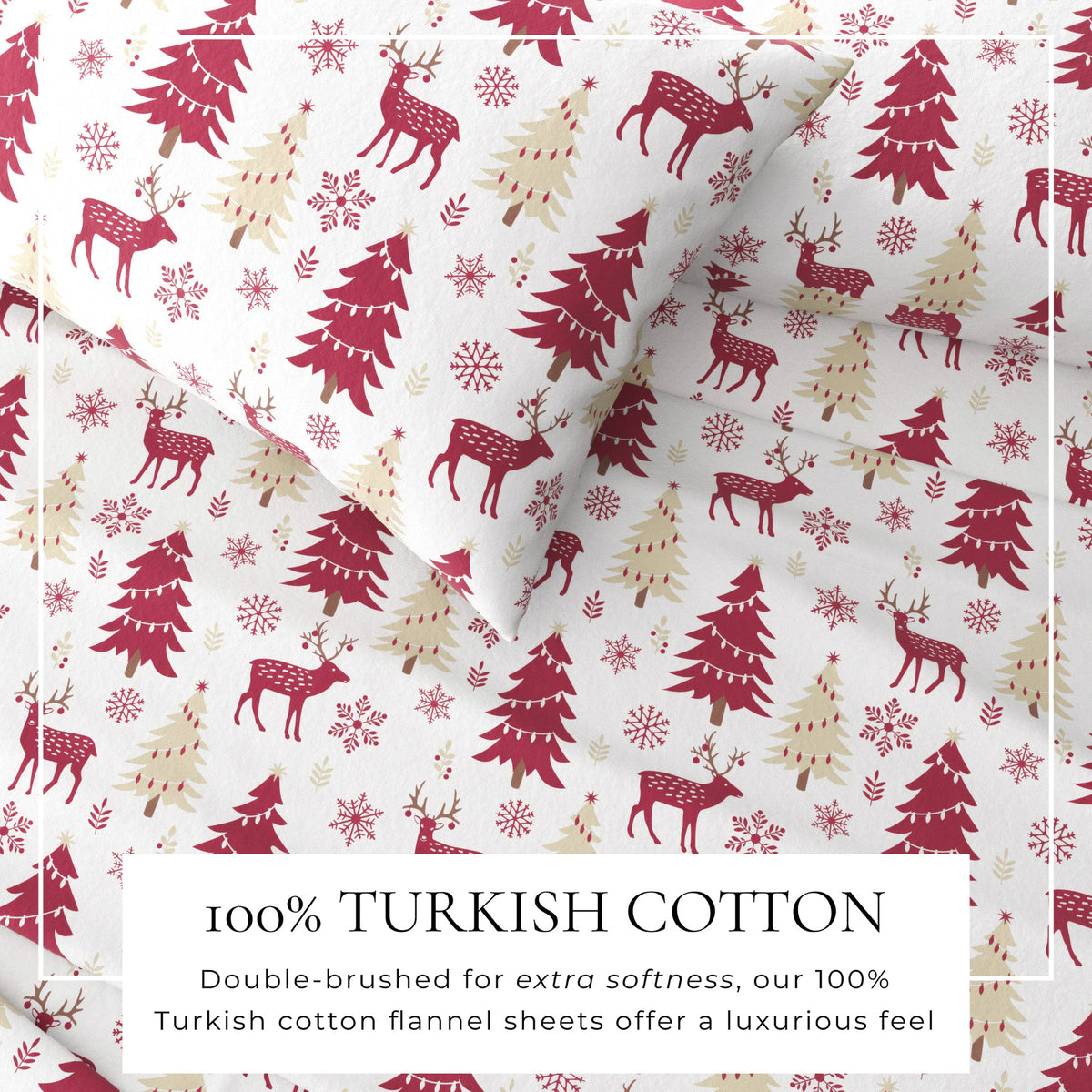 100% Turkish Cotton Flannel Sheet Sets - Boulder Collection, photo 32 of 40