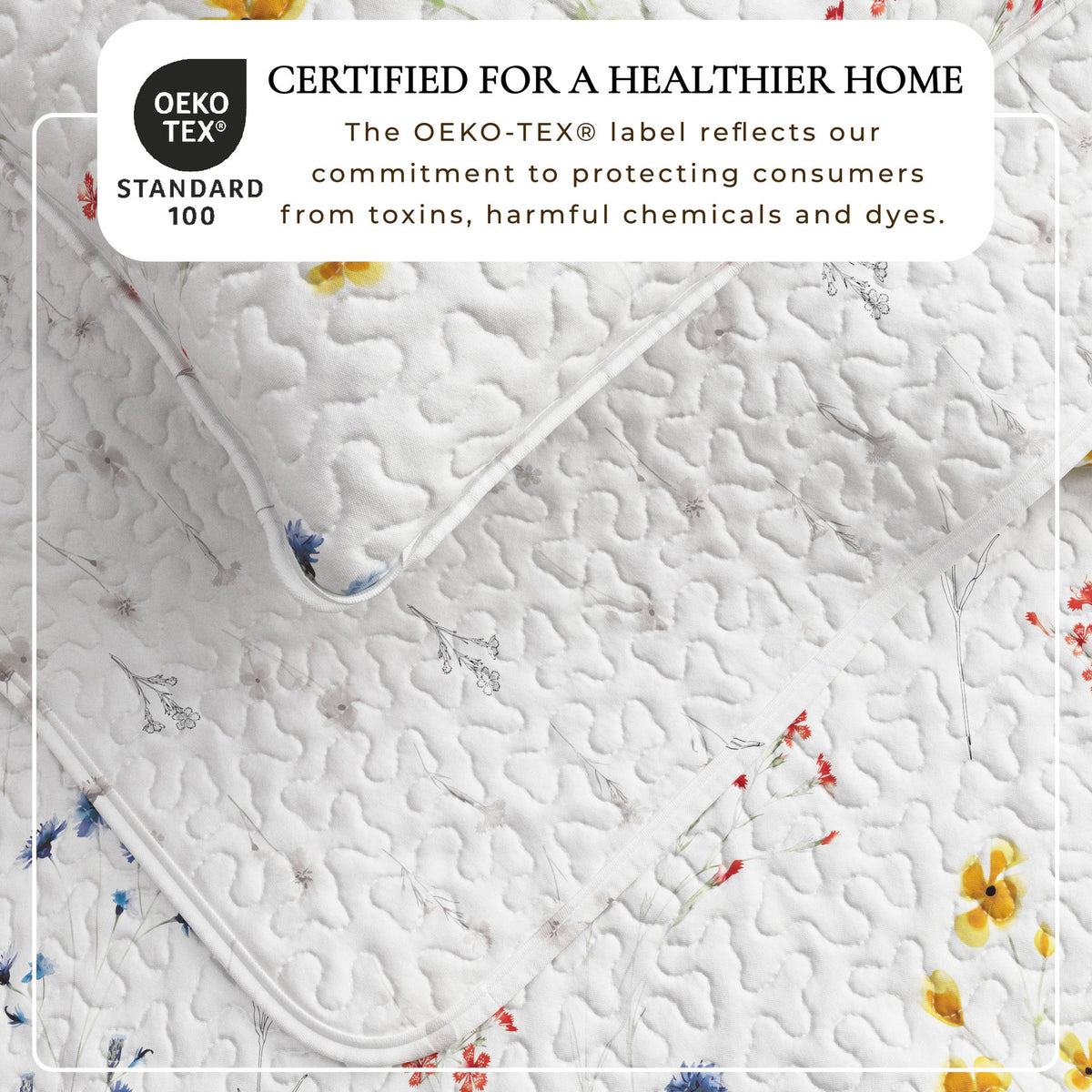 Wildflower Floral Quilt Set - Marianne Collection, photo 3 of 6