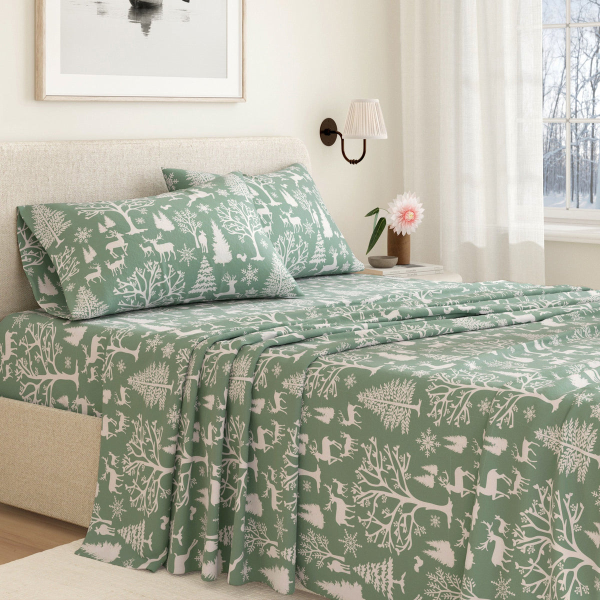 Turkish Cotton Flannel Sheet - Lakeview, photo 28 of 68